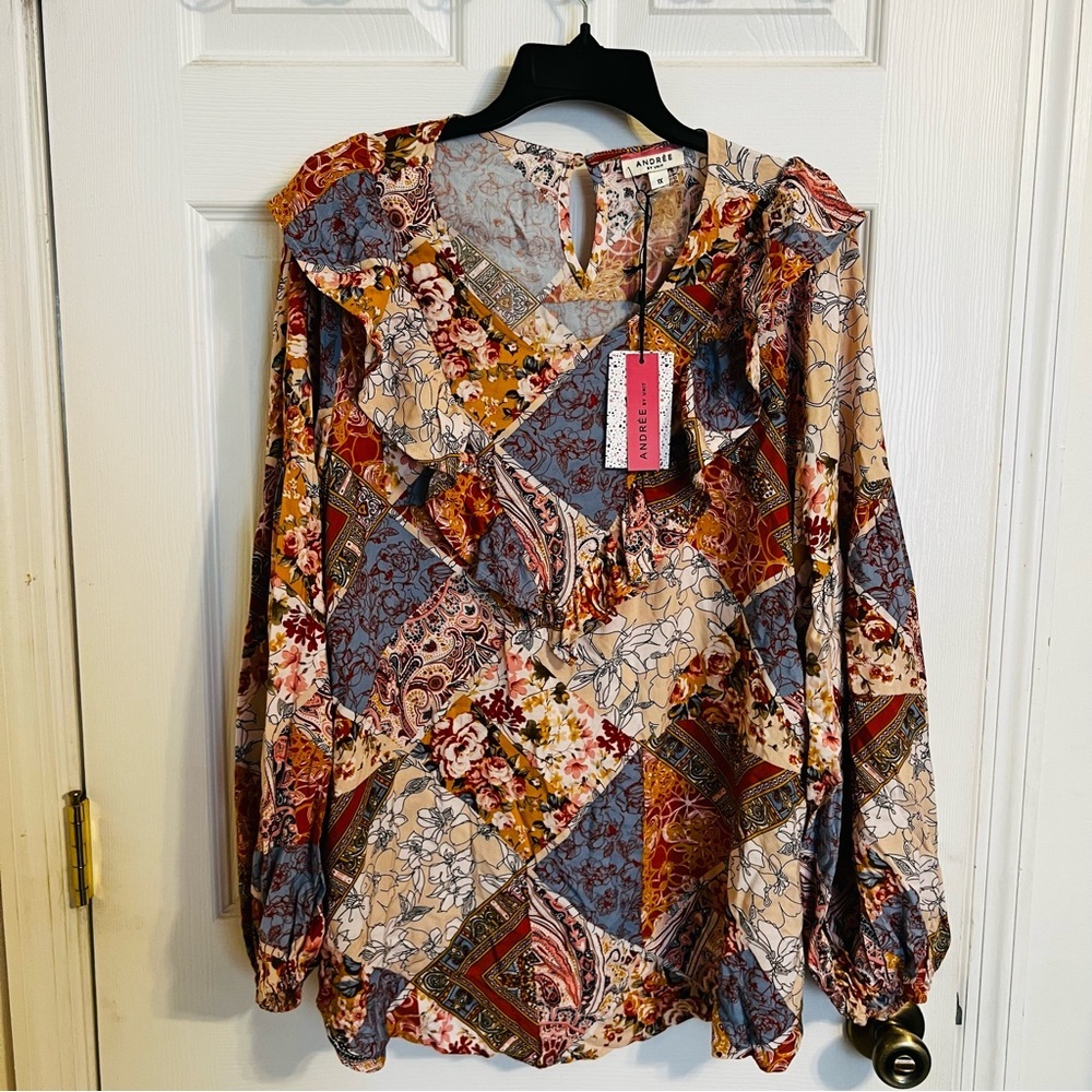 NWT ANDRE bOHO Blouse
